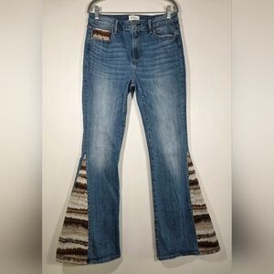 DRIFTWOOD FARRAH FLARE WOODLAWN JEANS.